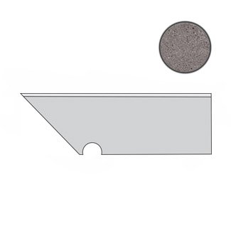 Плинтус Atlas Concord Италия Kone AUO2 Grey Battiscopa Sag.Sx. 30х7,2см 0,259кв.м.