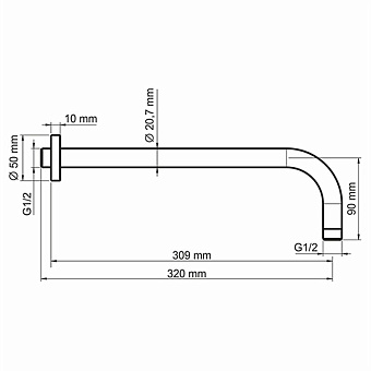 Душевая система WASSERKRAFT Mindel А85155 белый (матовый)