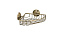 Мыльница FIXSEN RETRO FX-83809B античная латунь