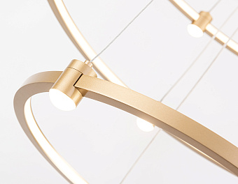 Люстра подвесная Ambrella COMFORT LineTech FL5516 90Вт 12 лампочек LED