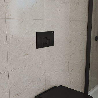 Кнопка для инсталляции D&K Quadro DB1519025 чёрный