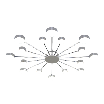 Светильник потолочный Eurosvet Nitrino 90242/16 хром 144Вт LED