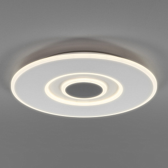 Светильник потолочный Eurosvet Just 90219/1 белый/ серый 77Вт LED