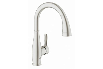 Смеситель для кухни GROHE Parkfield 30215DC1 выдвижной излив сталь