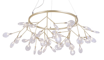 Светильник подвесной CRYSTAL LUX EVITA EVITA SP45 D GOLD/TRANSPARENT 45Вт G4