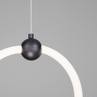 Светильник подвесной Eurosvet Rim 90166/1 черный 15Вт LED