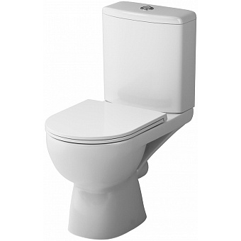 Унитаз напольный AM-PM Gem FlashClean C908600SC безободковый с микролифтом