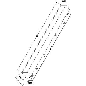Магнитный трековый светильник Maytoni Basis TR030-2-12W4K-B 12Вт LED чёрный