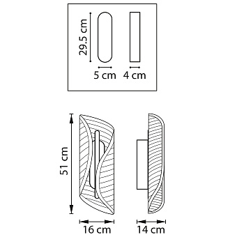 Бра Lightstar Varese 731663 15Вт LED