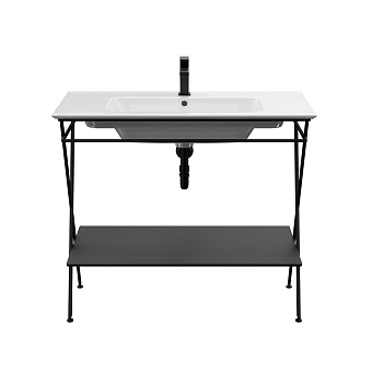 Консоль под раковину KERAMA MARAZZI Piano Next PIA.N.95.BLK чёрный матовый