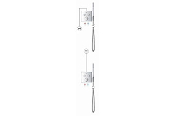 Смеситель для душа GROHE Grohtherm SmartControl 29125000 хром