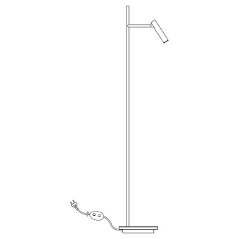 Торшер Maytoni Estudo Z010FL-L8B3K 11Вт LED