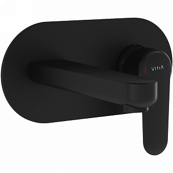 Смеситель для раковины VITRA Root Round A4272136EXP матовый чёрный