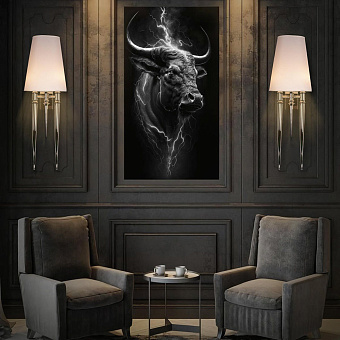 Светильник настенный Loft It Brunilde 10207W/L Chrome 80Вт E14