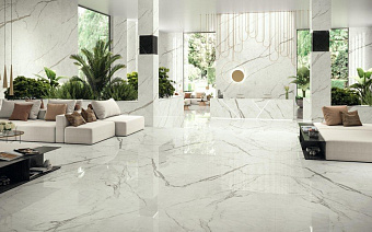 Декор Atlas Concord Италия Marvel Shine A4PH Statuario Supremo Lp Macchia Aperta 150х75см 1,125кв.м.