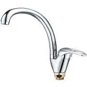 Смеситель для кухни Maxonor MN4103-2 поворотный излив хром