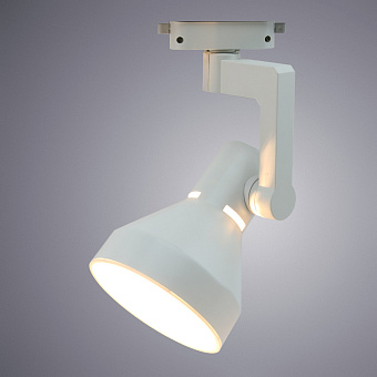 Трековый светильник Arte Lamp NIDO A5108PL-1WH 60Вт E27 белый для однофазного трека