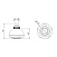 Верхний душ Cisal Shower DS01604021 хром