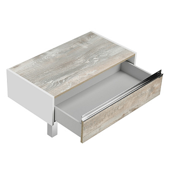 Комод Акватон Капри 1A231103KPDA0 43х76х21,3см бетон пайн