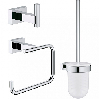 Набор аксессуаров для ванной GROHE Essentials Cube 40757001 хром 3 предметов