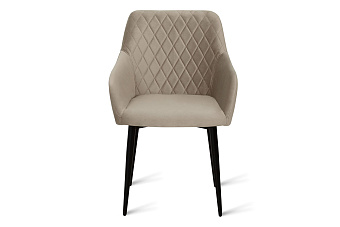 Кухонный стул AERO 55х57х83см велюр/сталь Latte