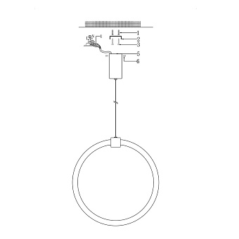 Светильник подвесной Maytoni Anillo MOD315PL-L20CH3K 20Вт LED
