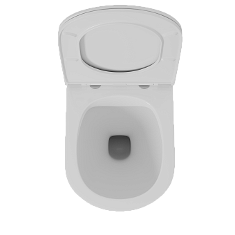 Унитаз подвесной D&K Venice DT1026016 безободковый с микролифтом