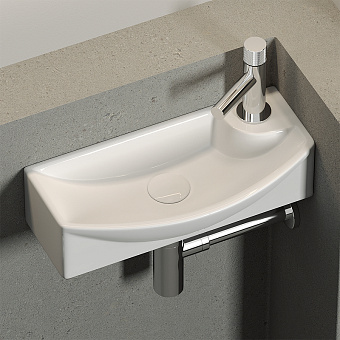 Раковина подвесная Ceramica Nova ELEMENT CN6038L 45,5х22см