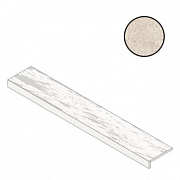 Плитка для ступеней Atlas Concord Италия Boost Stone A7P8 White Elemento L Grip 33х120см 0,396кв.м. матовая