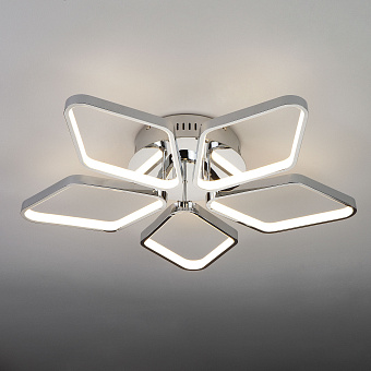 Светильник потолочный Eurosvet Kalifea 90081/5 хром 65Вт LED