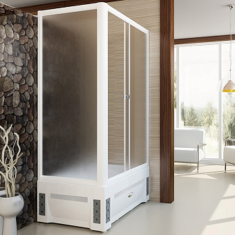 Душевая кабина RADOMIR Верчелли 1-03-1-2-0-0131 81х119х227см стекло матовое