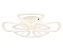Люстра потолочная Ambrella ACRYLICA Original FA4515 106Вт 8 лампочек LED