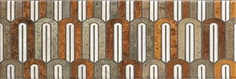 Настенная плитка MAINZU BELLAGIO PT03242 Arco Caramel 30х10см 1,02кв.м. глянцевая