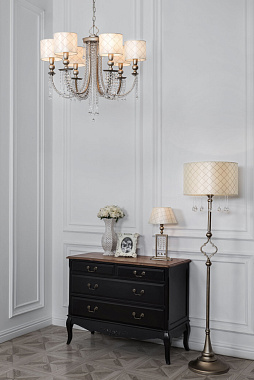 Люстра подвесная Maytoni Bience H018-PL-08-NG 40Вт 8 лампочек E14