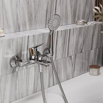 Смеситель для ванны WASSERKRAFT Lippe 4501 хром