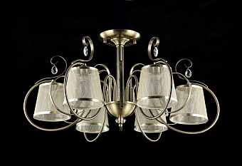 Светильник потолочный Freya Simone FR2020-PL-06-BZ 40Вт E14