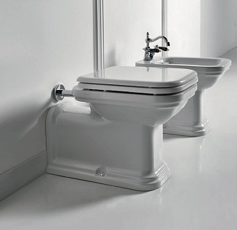 Унитаз приставной Kerasan Waldorf 411601 без сиденья