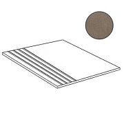 Плитка для ступеней Atlas Concord Италия Raw A2AW Mud Gradino 37,5х75см 0,281кв.м. неполированная
