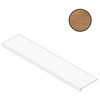Плитка для ступеней Atlas Concord Италия Entice AFJA Copper Oak Natural Scalino 33х120см 0,396кв.м. матовая