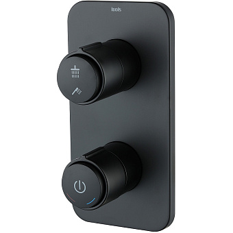 Смеситель для ванны IDDIS Slide SLIBLBTi67 чёрный матовый