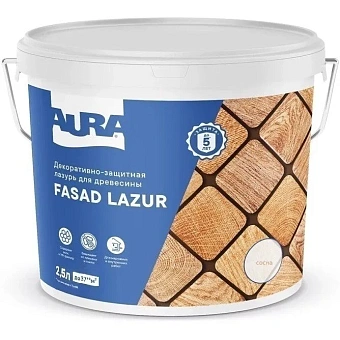 Лазурь для дерева Aura(Eskaro) Fasad Lazur сосна 2,5л