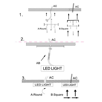 Светильник потолочный Maytoni Zon C067CL-L48W3K 48Вт LED
