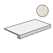 Плитка для ступеней Atlas Concord Италия Raw A2AX White Scalino 33х60см 0,198кв.м. неполированная