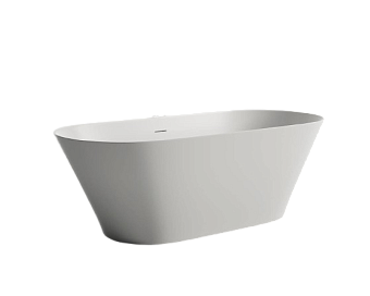 Ванна каменная SALINI MONA 102921MRF 180х80см S-Stone (Solix) матовая