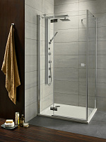 Угловое ограждение RADAWAY Almatea KDJ 120L x 80 195х120см стекло прозрачное