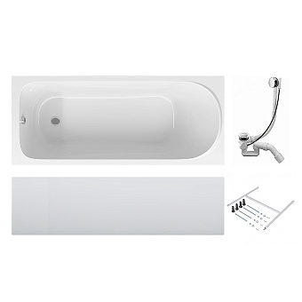 Ванна акриловая AM-PM Sense W75A-150-070W-KL 70х150см пристенная