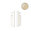 Плитка для ступеней Atlas Concord Италия Norde A583 Magnesio Battiscopa Sag.Dx 7,2х30см 0,259кв.м. неполированная