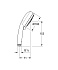 Ручной душ GROHE Tempesta Cosmopolitan 27573002 хром