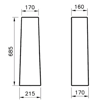 Пьедестал VITRA S20 5529B003-0156