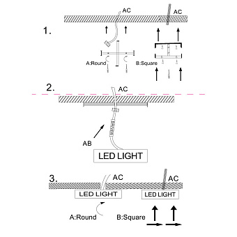 Светильник потолочный Maytoni Zon C032CL-L96W3K 96Вт LED